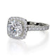 Michael M Prong Round Engagement Ring