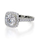 Michael M Prong Round Engagement Ring