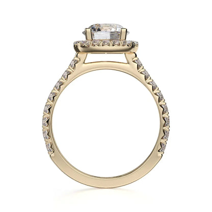 Michael M Prong Round Engagement Ring