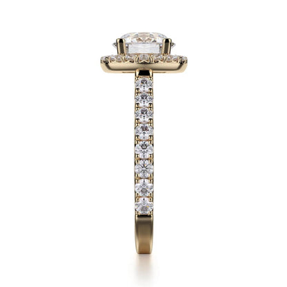 Michael M Prong Round Engagement Ring
