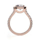 Michael M Center Stone Prong Round Engagement Ring