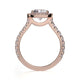 Michael M Center Stone Prong Round Engagement Ring
