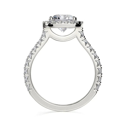 Michael M Center Stone Prong Round Engagement Ring