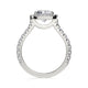 Michael M Center Stone Prong Round Engagement Ring
