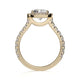 Michael M Center Stone Prong Round Engagement Ring