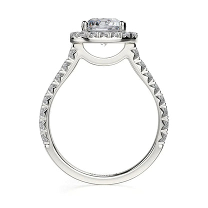Michael M Center Stone Prong Round Engagement Ring