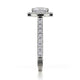 Michael M Center Stone Prong Round Engagement Ring