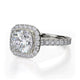 Michael M Center Stone Prong Round Engagement Ring