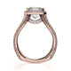 Michael M Prong Princess Engagement Ring