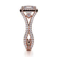 Michael M Prong Princess Engagement Ring