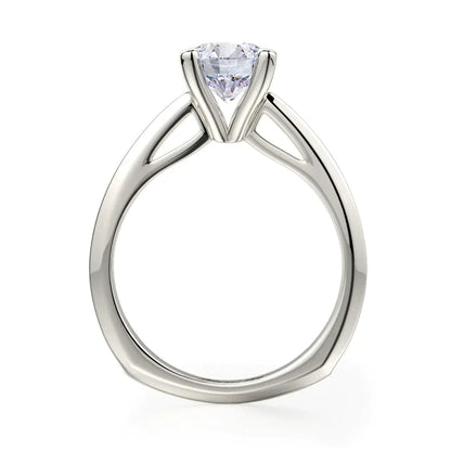 Michael M Pave Round Engagement Ring