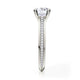 Michael M Pave Round Engagement Ring