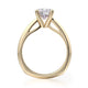 Michael M Pave Round Engagement Ring