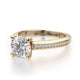 Michael M Pavé Round Engagement Ring