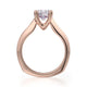 Michael M Pave Round Engagement Ring