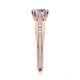 Michael M Pave Round Engagement Ring