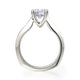 Michael M Pave Round Engagement Ring