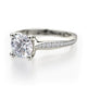 Michael M Pave Round Engagement Ring