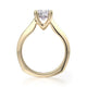 Michael M Pave Round Engagement Ring