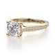 Michael M Pave Round Engagement Ring