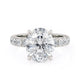MICHAEL M Engagement Rings Platinum Crown R731L-4