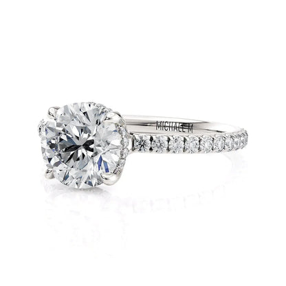 MICHAEL M Engagement Rings Platinum Crown R788-1.5