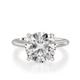 MICHAEL M Engagement Rings Platinum Crown R828-3 Round R828-3-RD-PL