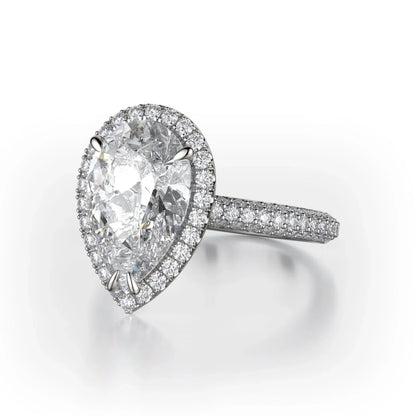 MICHAEL M Engagement Rings Platinum Defined R730-2PR R730-2PR-PT