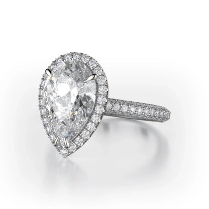 MICHAEL M Engagement Rings Platinum Defined R730-2PR R730-2PR-PT