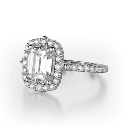 MICHAEL M Engagement Rings Platinum Defined R739-2EM R739-2EM-PT