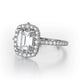 MICHAEL M Engagement Rings Platinum Defined R739-2EM R739-2EM-PT