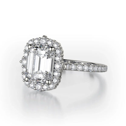 MICHAEL M Engagement Rings Platinum Defined R739-2EM R739-2EM-PT