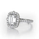 MICHAEL M Engagement Rings Platinum Defined R739-2EM R739-2EM-PT