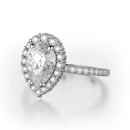MICHAEL M Engagement Rings Platinum Defined R739-2PR R739-2PR-PT