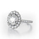 Michael M Center Stone Prong Round Engagement Ring