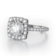 MICHAEL M Engagement Rings Platinum Defined R784-2 R784-2PT