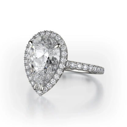 MICHAEL M Engagement Rings Platinum Europa R320S-2PR R320S-2PR-PT