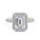 MICHAEL M Engagement Rings Platinum Europa R777-3 Emerald