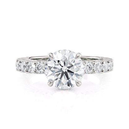 MICHAEL M Engagement Rings Platinum Meksian R901-2 Round