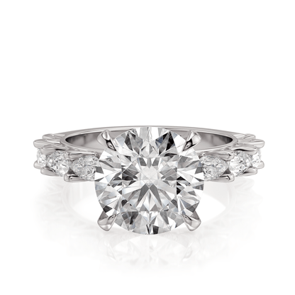 MICHAEL M Engagement Rings Platinum Meksian R905-3 Round