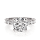 MICHAEL M Engagement Rings Platinum Meksian R905-3 Round