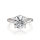 MICHAEL M Engagement Rings Platinum Monarch R836-3 Round R836-3-RD-PL