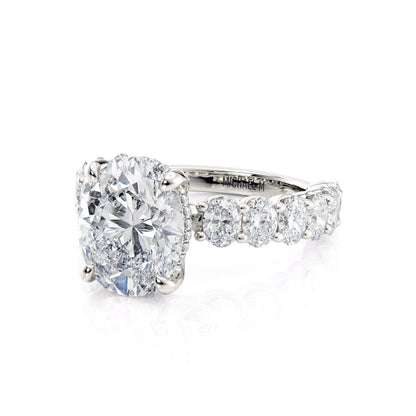 MICHAEL M Engagement Rings Platinum Montage R795-4 R795-4