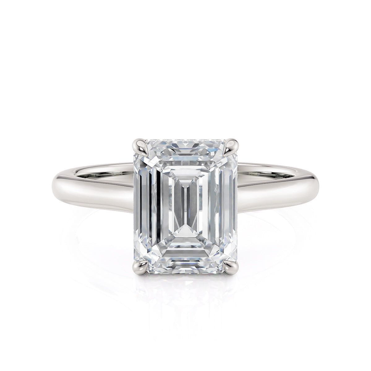 MICHAEL M Engagement Rings Platinum Montage R826-3-EM