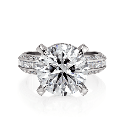 MICHAEL M Engagement Rings Platinum Montage R835-4 Round