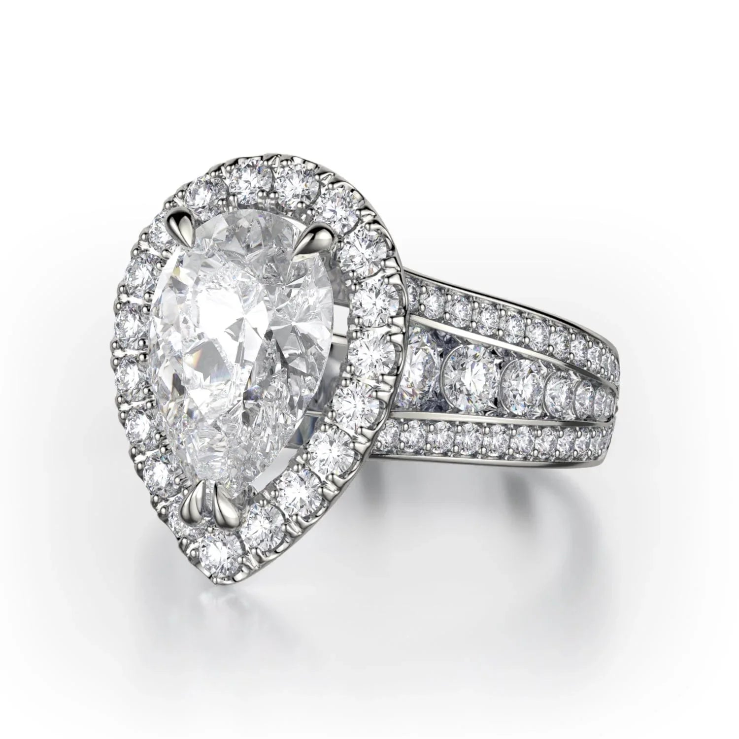MICHAEL M Engagement Rings Platinum Stella R766-2 R766-2PT
