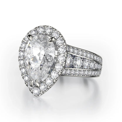MICHAEL M Engagement Rings Platinum Stella R766-2 R766-2PT