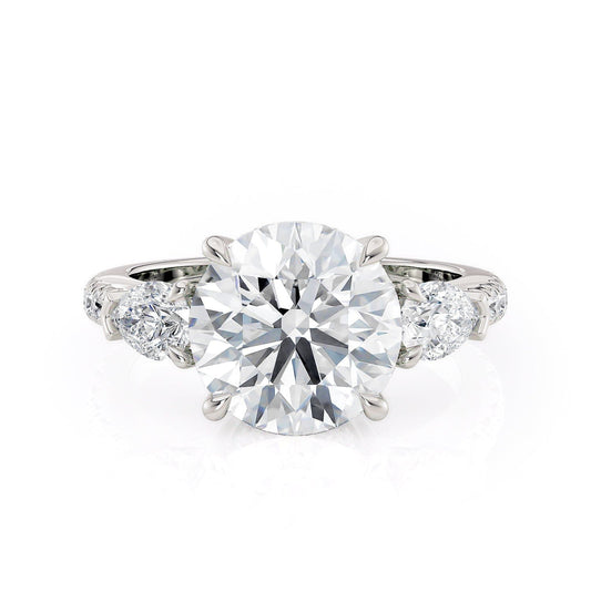 MICHAEL M Engagement Rings Platinum Trinity R758-3