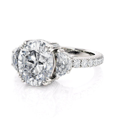 MICHAEL M Engagement Rings Platinum Trinity R759-3