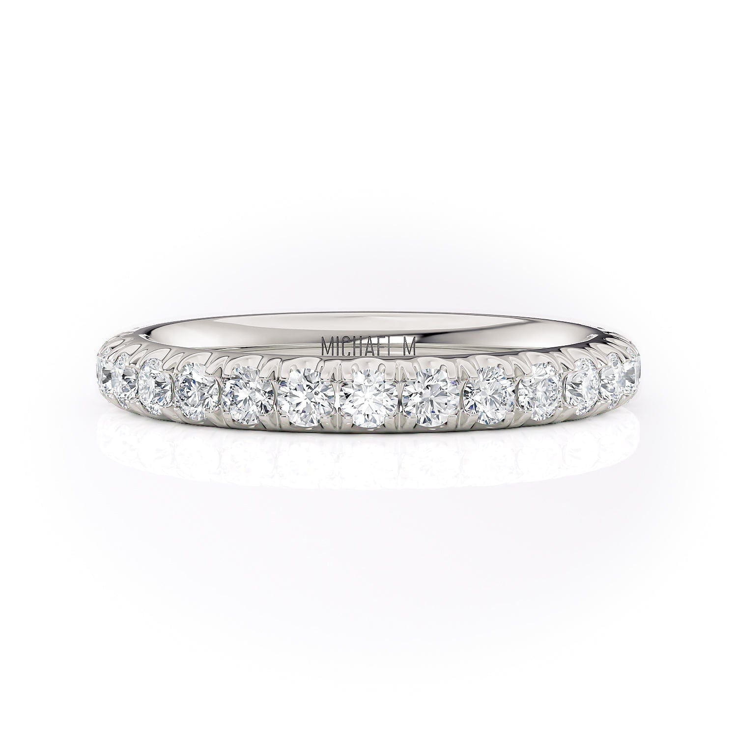 MICHAEL M Engagement Rings Platinum Wedding Band R371B5